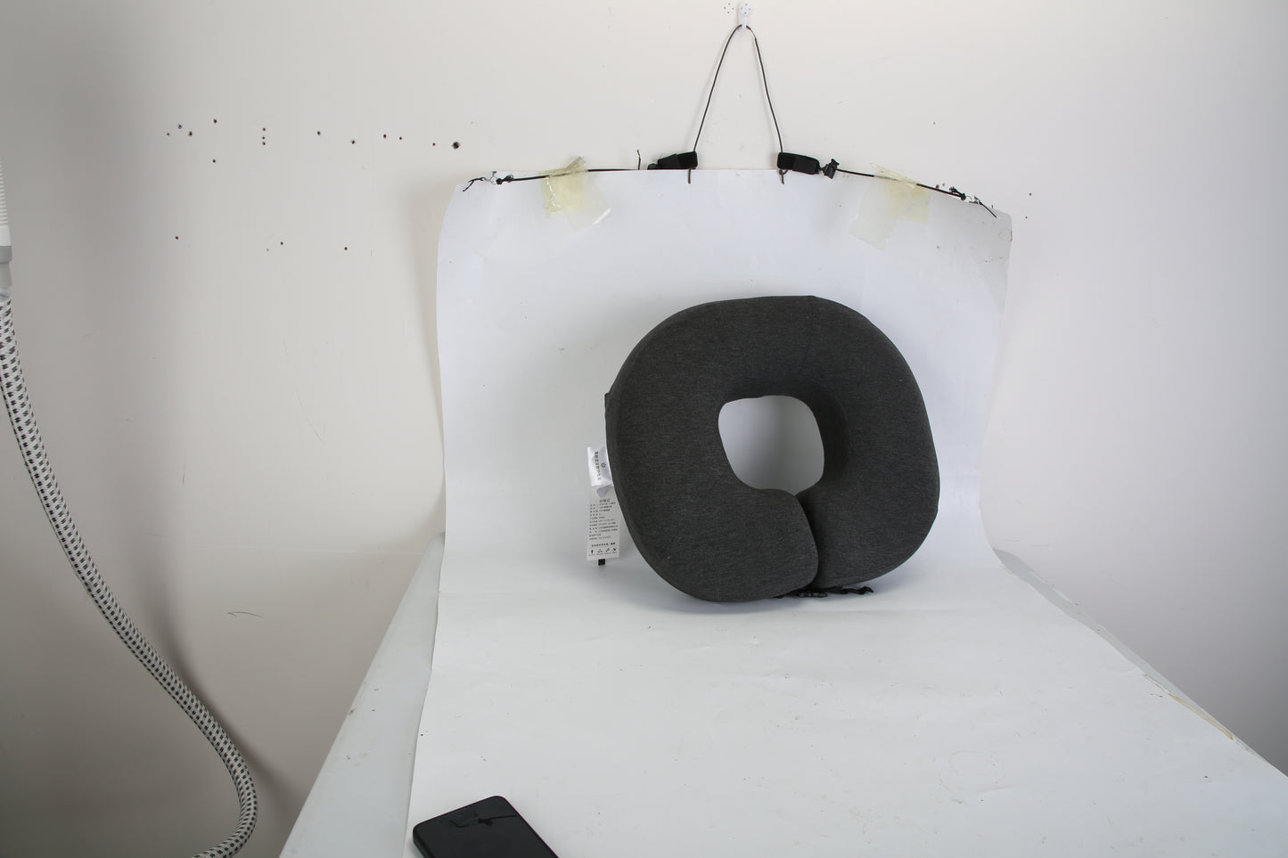 1Pc Donut Pillow Seat Cushion Memory Foam Donut Chair Cushions Ergonomic Seat Cushion Pad For Coccyx Prostate Sciatica Pelvic Floor Pressure Sores Office Home Use